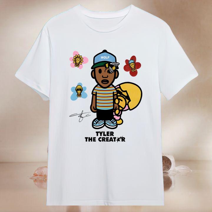 Funny Wolf Tyler The Creator Signature T-Shirt