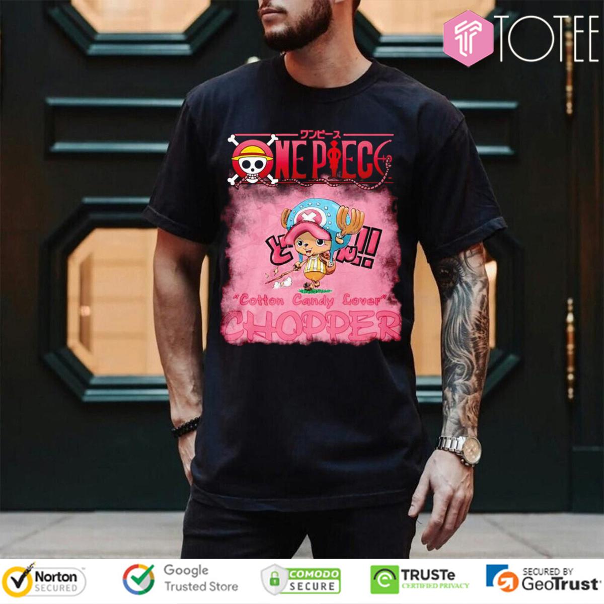 One Piece Cotton Candy Lover Chopper Cute Anime T-Shirt