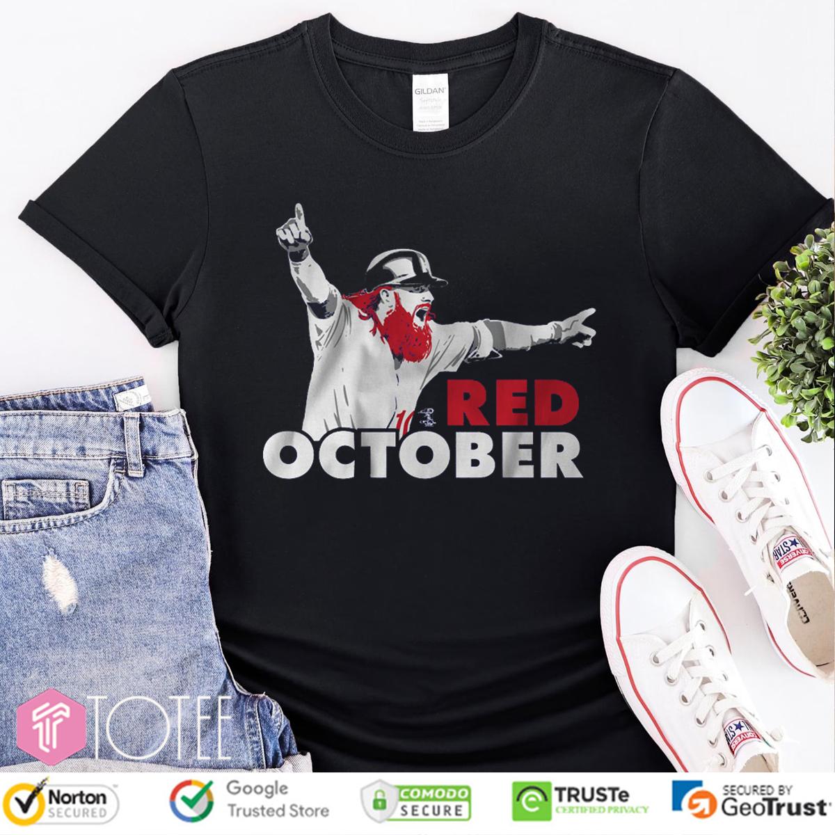 Justin Turner Red October Chicago Cubs T-Shirt