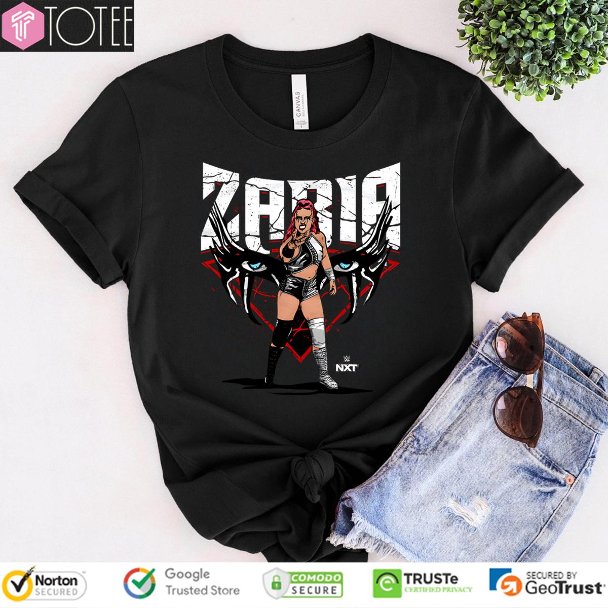 Zaria Eyes Wwe Vintage Shirt