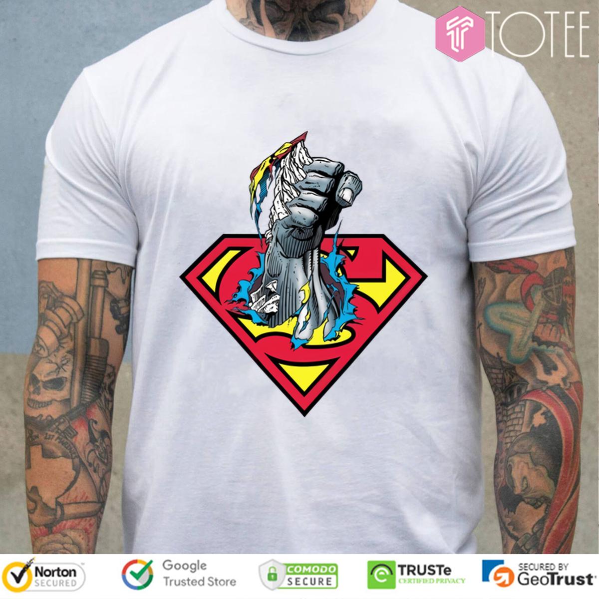 Superman Doomsday Fist Shirt: Unleash Your Inner Hero Today!