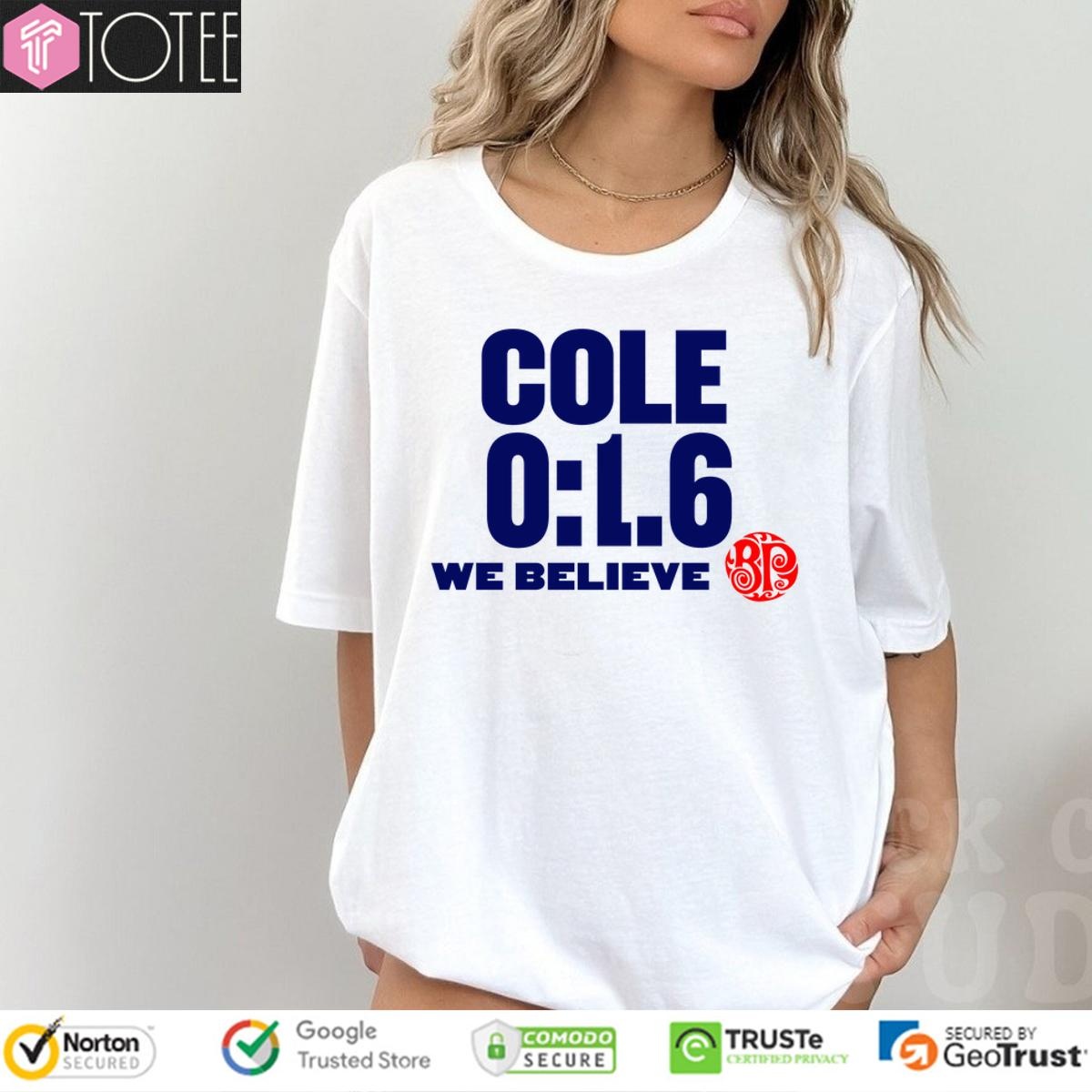 Cole 016 TShirt: Ultimate Jets Fan Gear You Need Now!