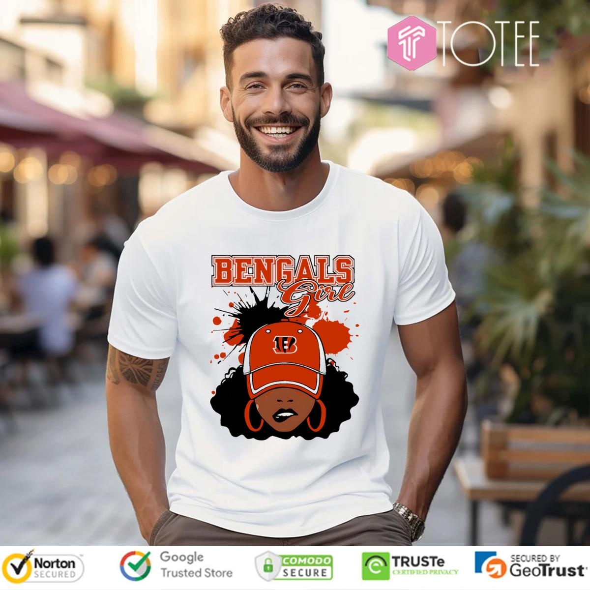 Cincinnati Bengals African Girl T-shirt